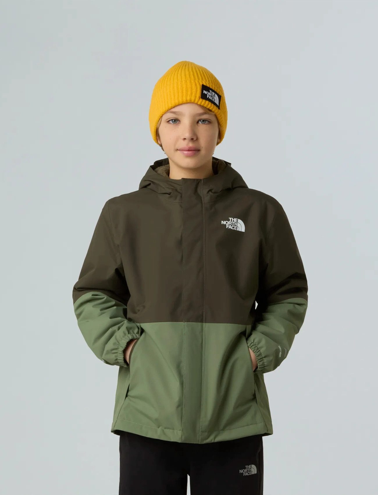 The North Face B Warm Antora Rain Jacket, 115-119, Khaki green, Regntøj > Jakker, Børn