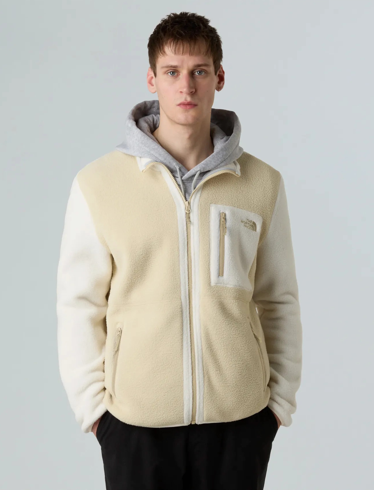 The North Face M Yumiori Full Zip, S, Beige, Sport Clothing > Sport Fleeces & Midlayers, Herre