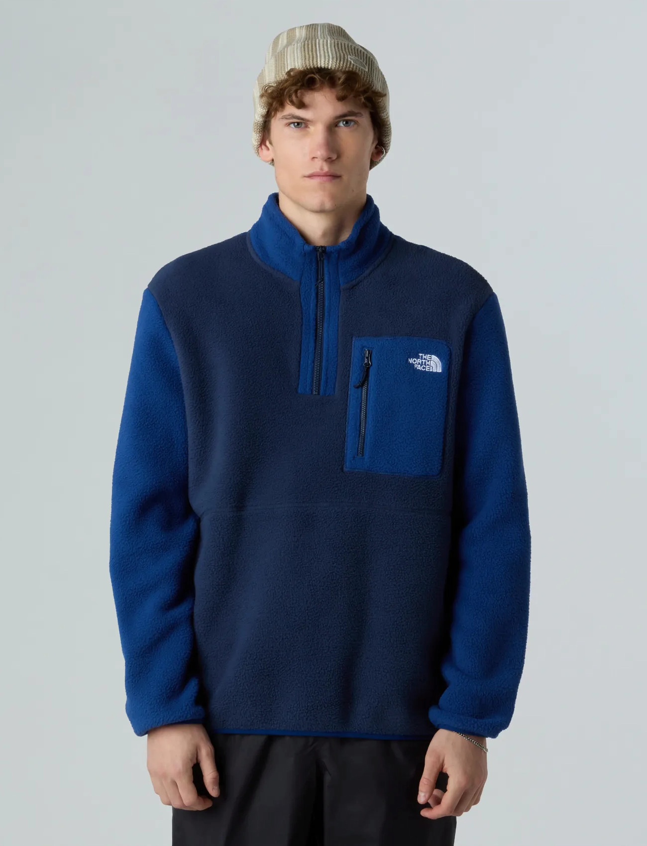 The North Face M Yumiori 1/4 Zip, S, Blue, Sport Clothing > Sport Fleeces & Midlayers, Herre