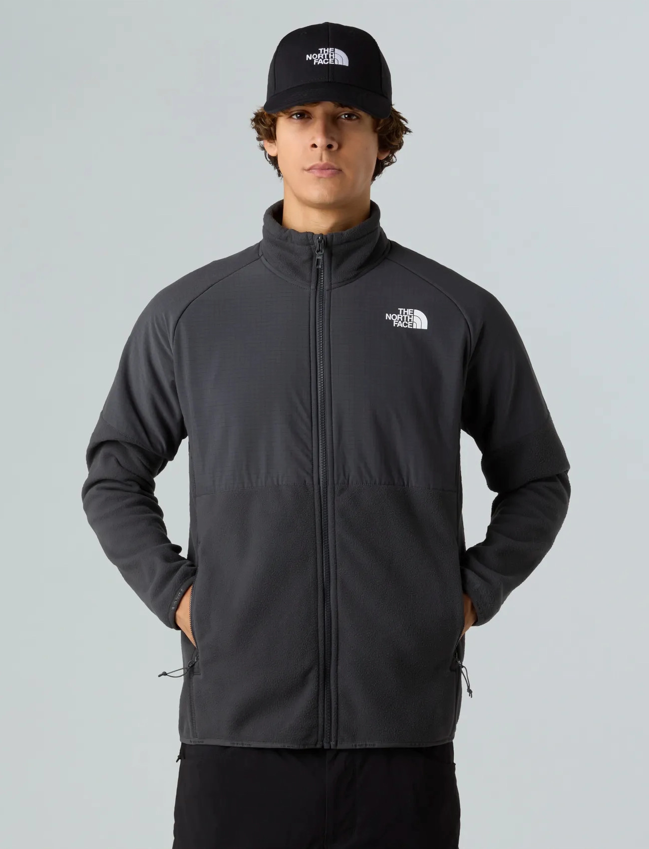 The North Face M Glacier Heavyweight Full Zip, S, Grey, Sport Clothing > Sport Fleeces & Midlayers, Herre