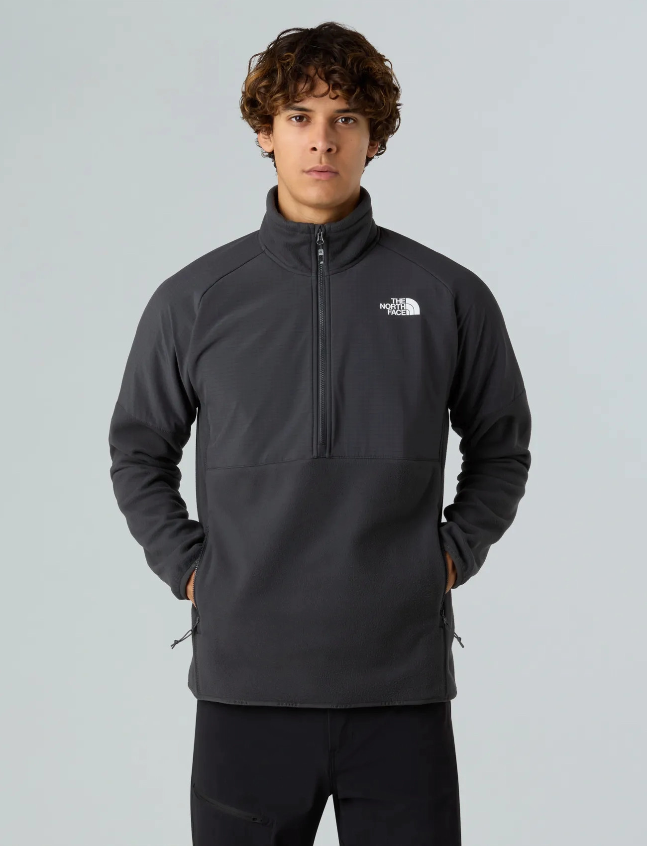 The North Face M Glacier Heavyweight 1/2 Zip, S, Grey, Sport Clothing > Sport Fleeces & Midlayers, Herre