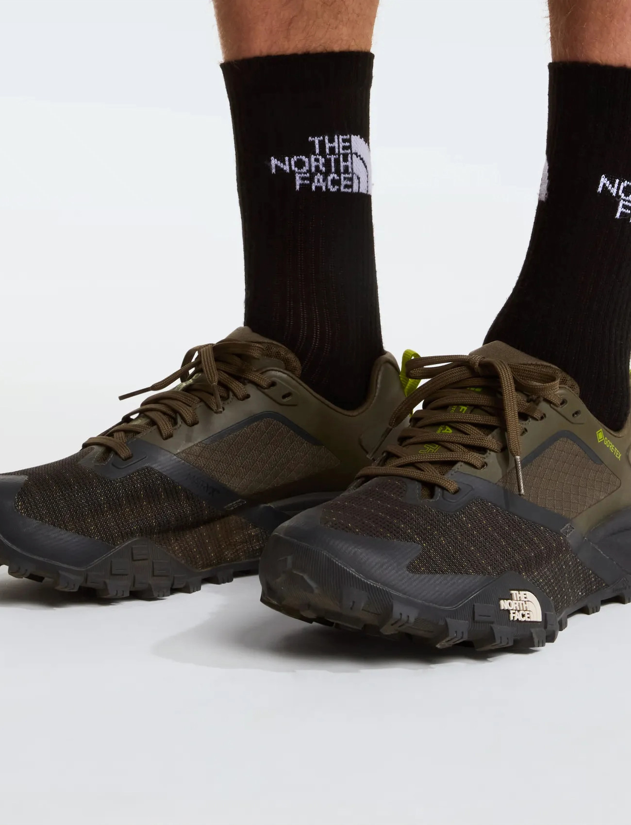 Men's Offtrail TR GORE-TEX Running Shoes New Taupe Green/Asphlt Grey 43