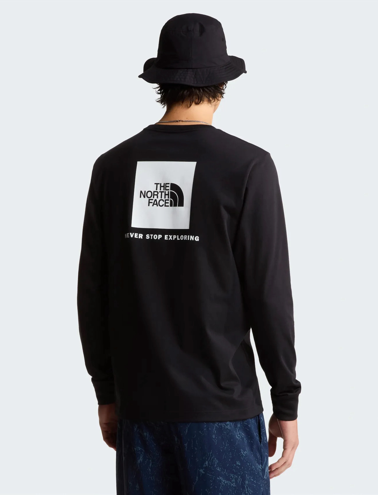 The North Face M Evolution Box Nse Regular Long Sleeve, M, Black, Sport Overdele > Sport Long Sleeved Overdele, Herre