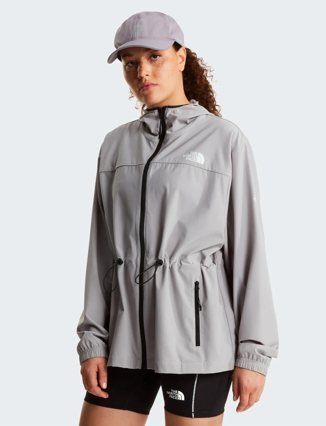 The North Face W Ma Wind Jacket, L, Grey, Sport Jackets > Sport Anoraks, Dame