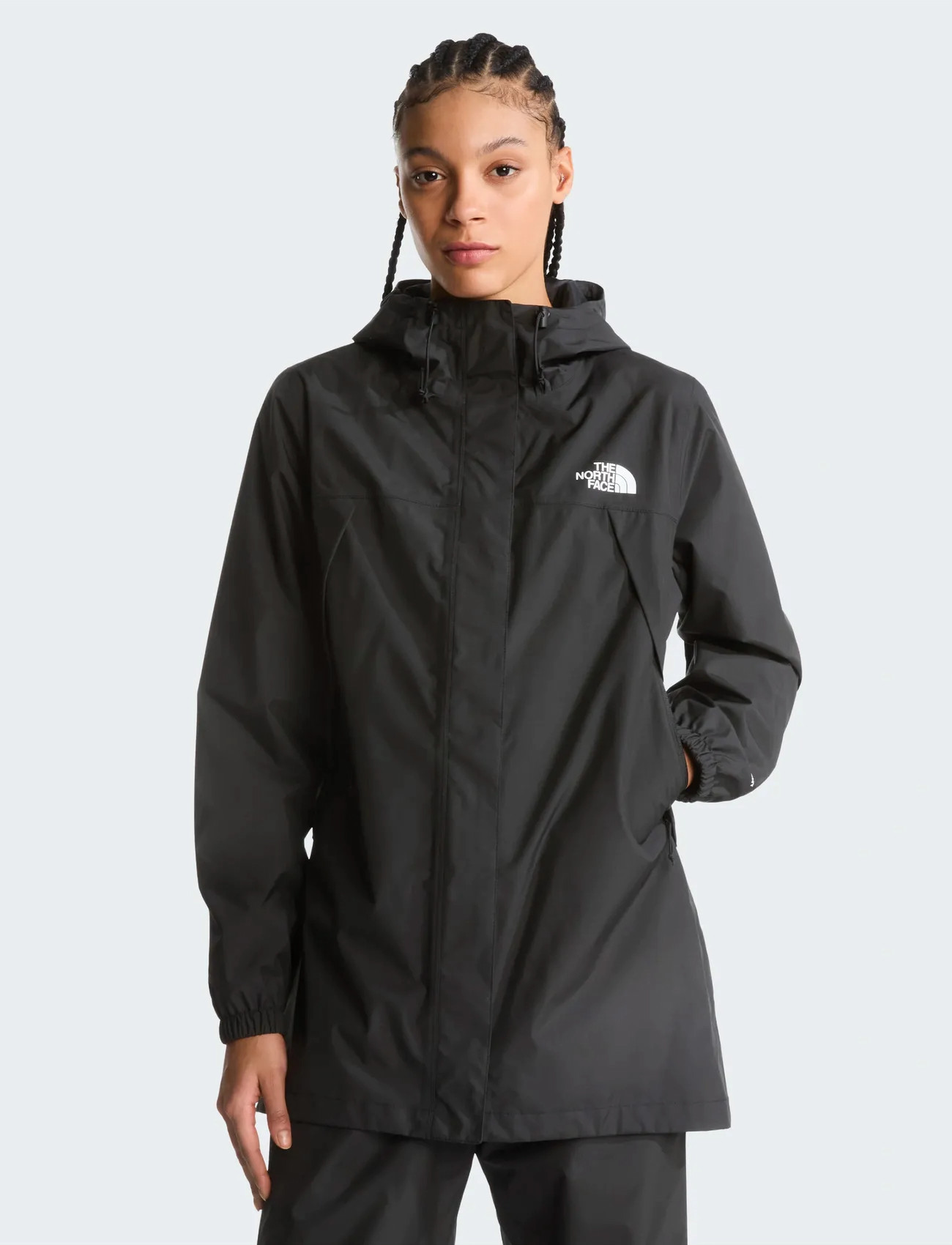 The North Face W Antora Rain Parka, S, Black, Sport Jackets > Sport Training Jackets, Dame