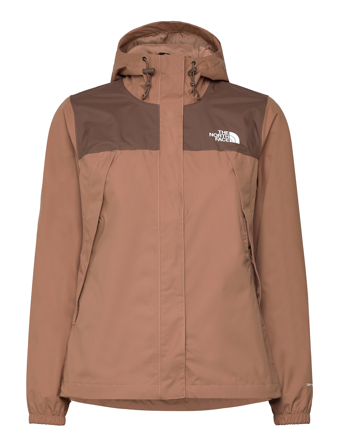 The North Face W Antora Rain Jacket Brun