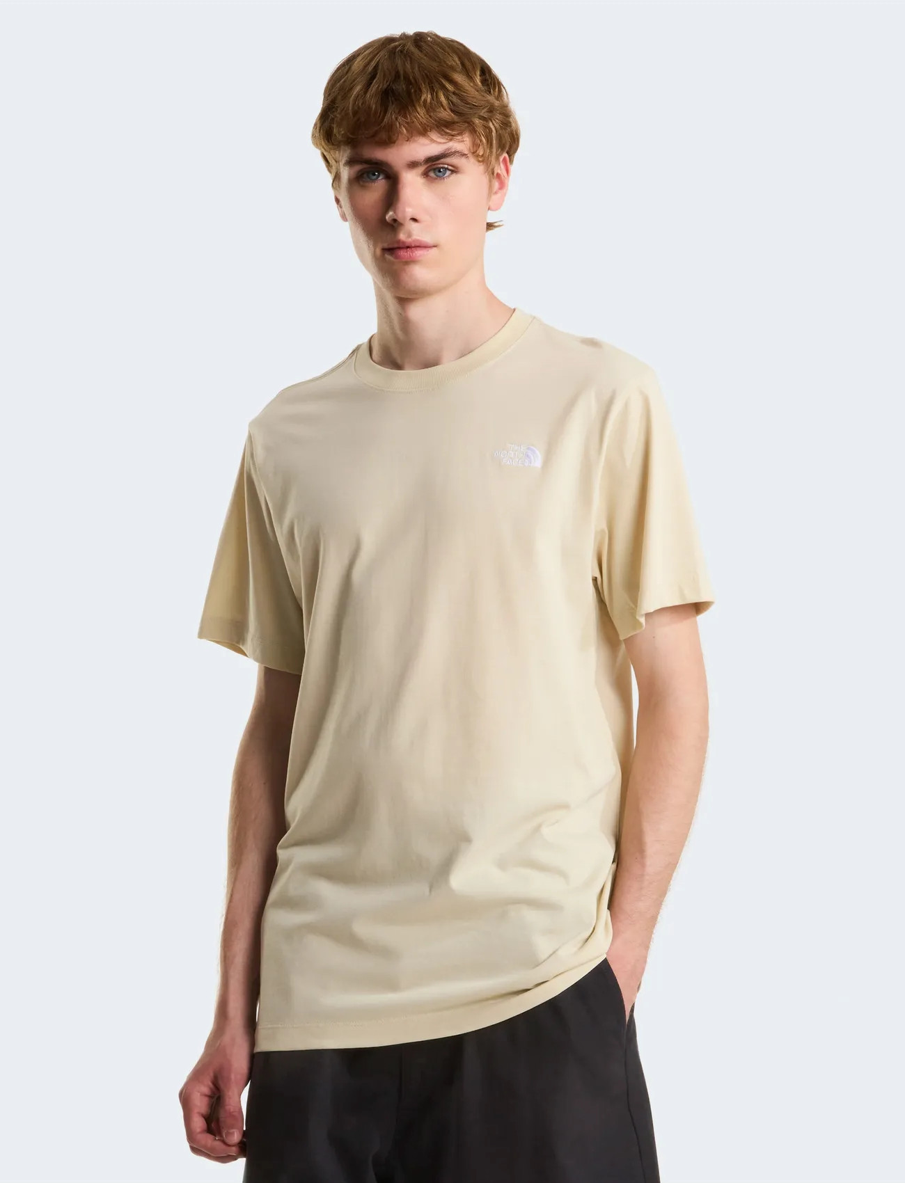 The North Face M Evolution Simple Dome Regular Short Sl, S, Cream, Sport Overdele > Sport T-shirts, Herre