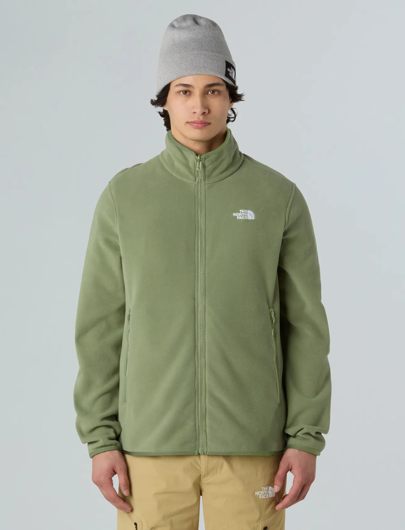 The North Face M Glacier Fleece Jacket, XL, Green, Sport Fleeces & Midlayers > Sport Fleeces, Herre