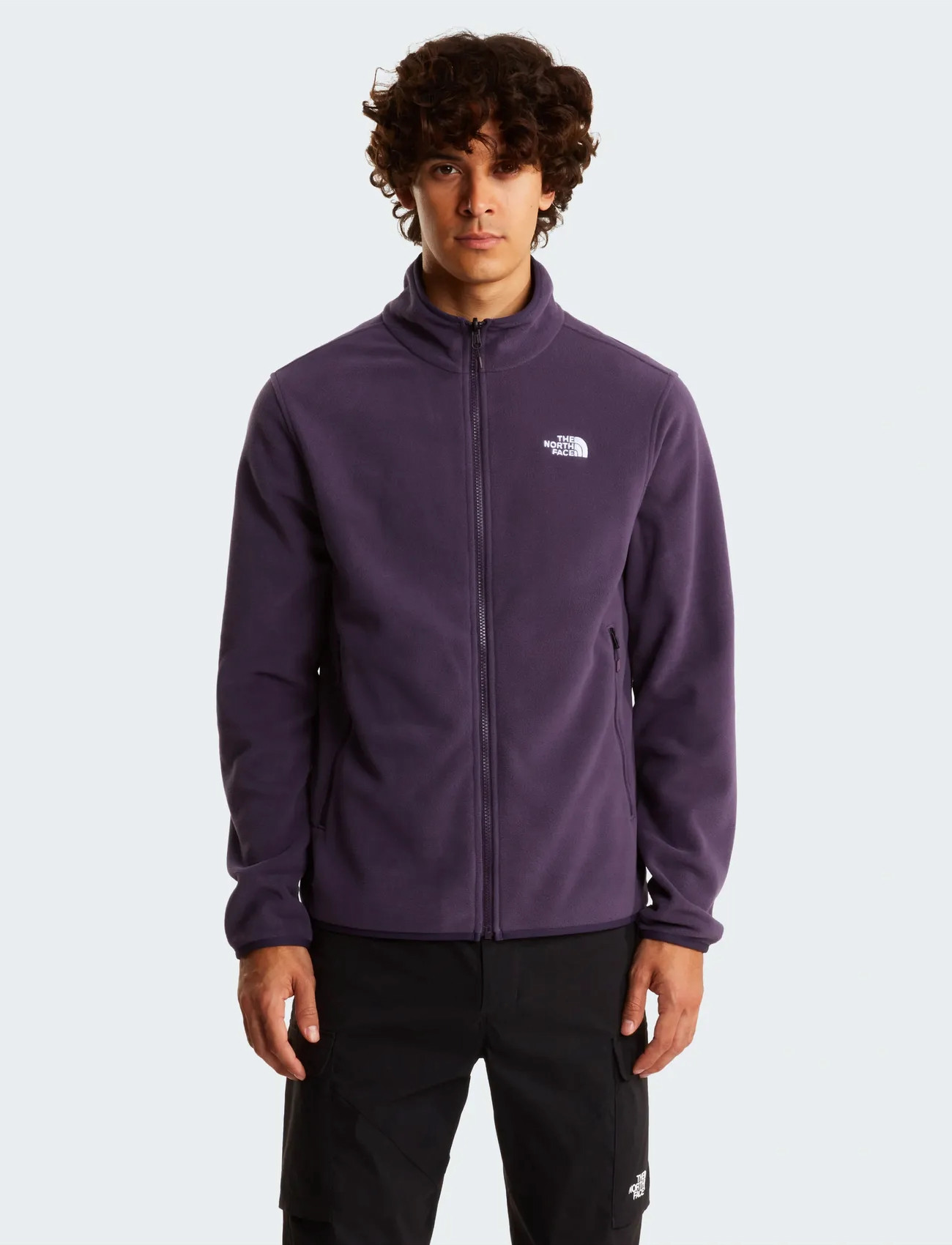 The North Face M Glacier Fleece Jacket, S, Purple, Sport Fleeces & Midlayers > Sport Fleeces, Herre