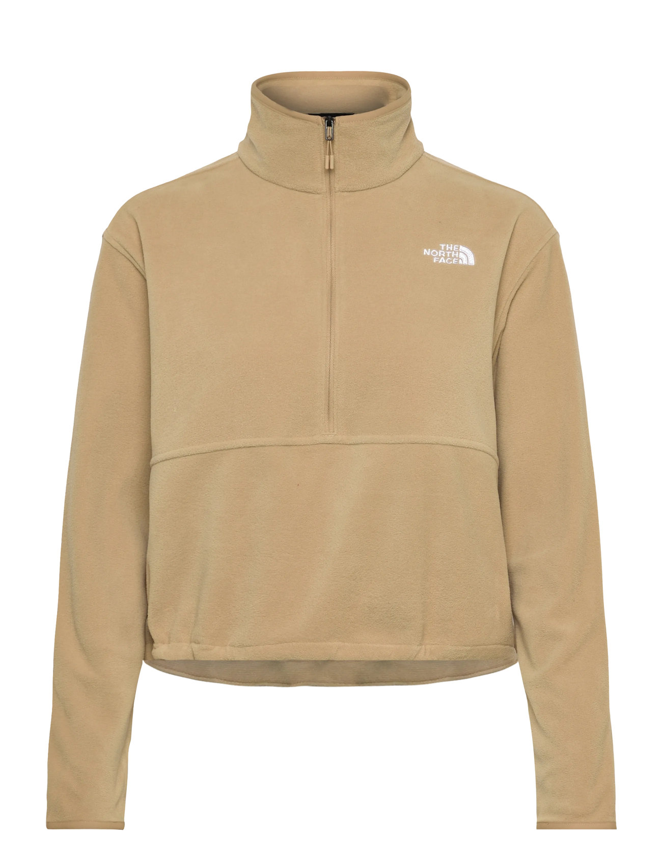 THE NORTH FACE W Glacier Fleece 1/2 Zip Kurz Jacke Beige - M - Damen