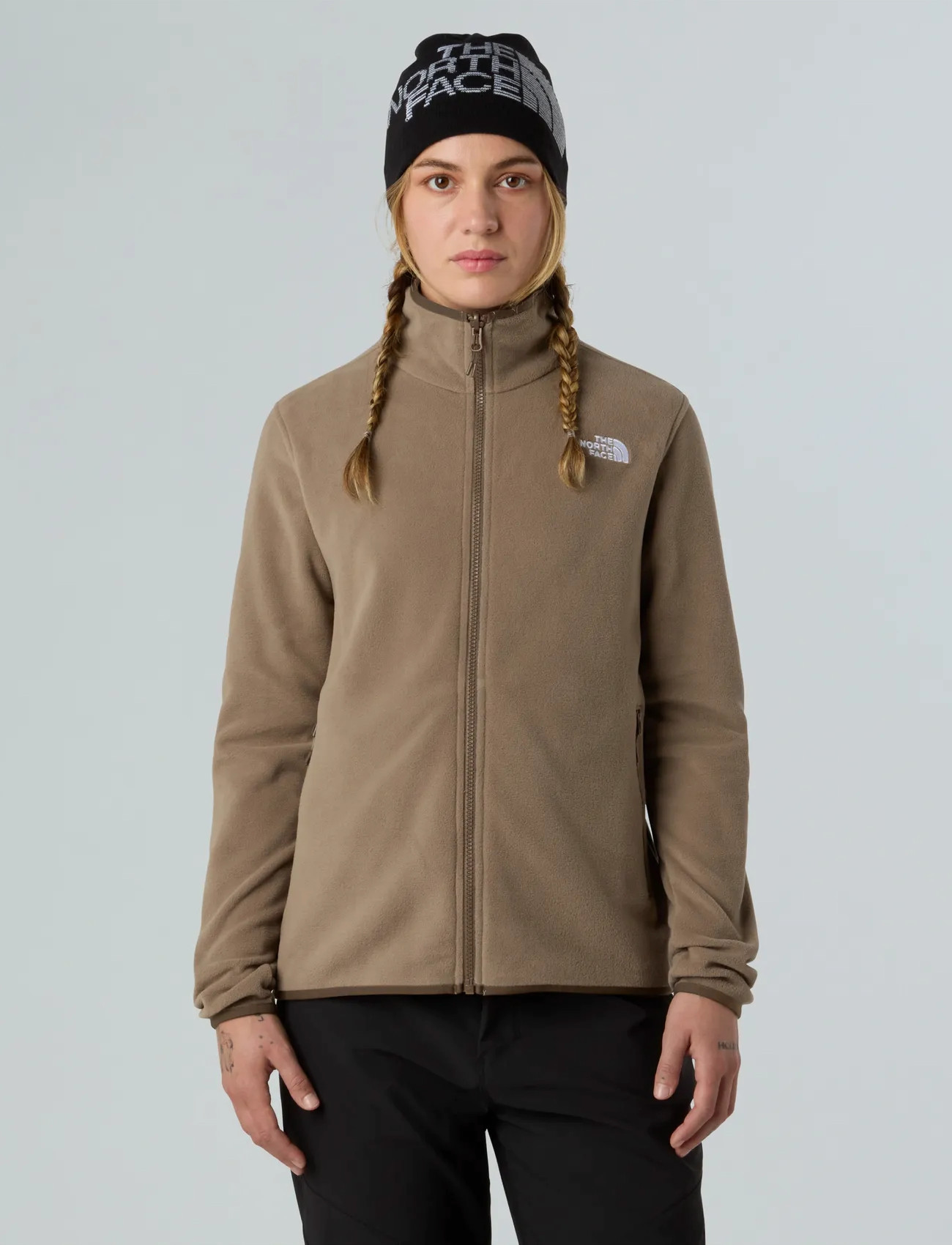 The North Face W Glacier Fleece Jacket, L, Brown, Sport Clothing > Sport Fleeces & Midlayers, Dame