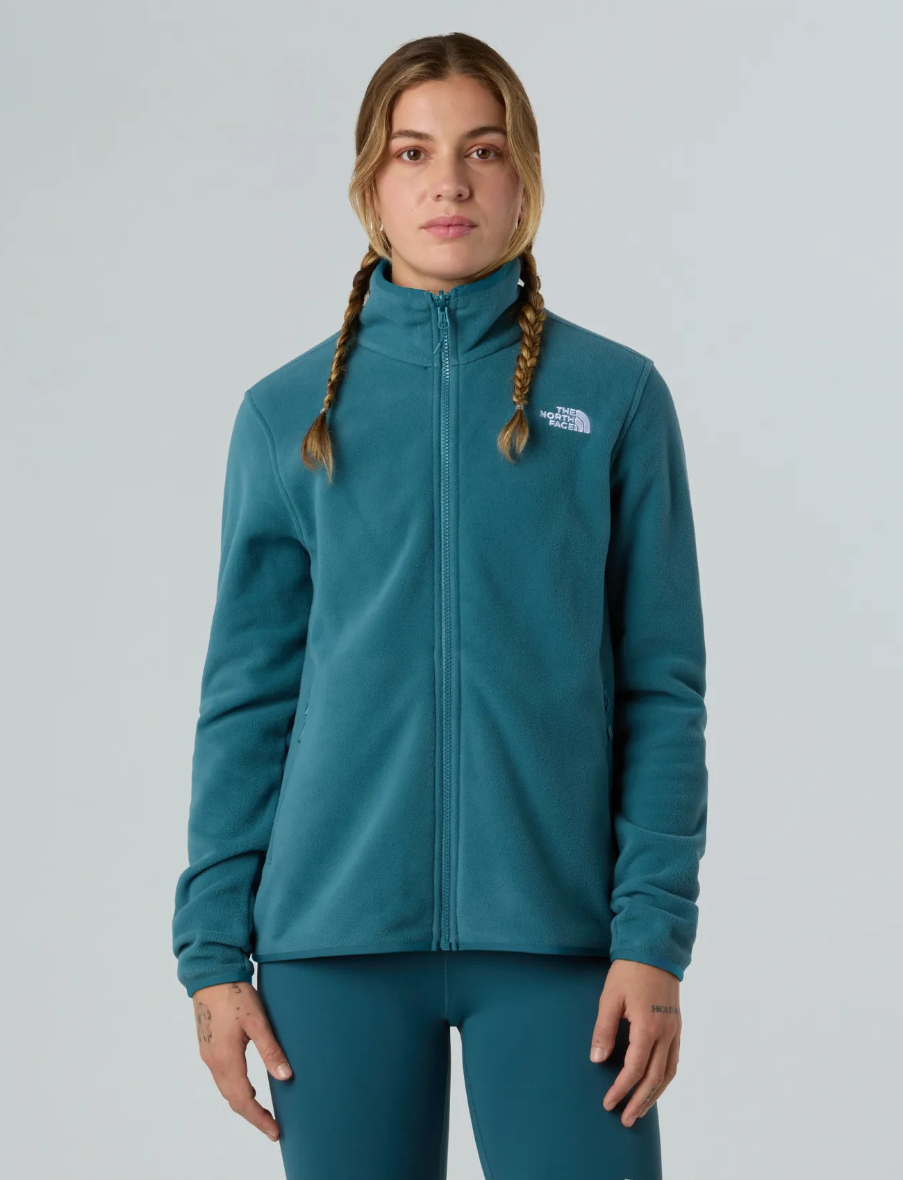 The North Face W Glacier Fleece Jacket, L, Blue, Sport Clothing > Sport Fleeces & Midlayers, Dame