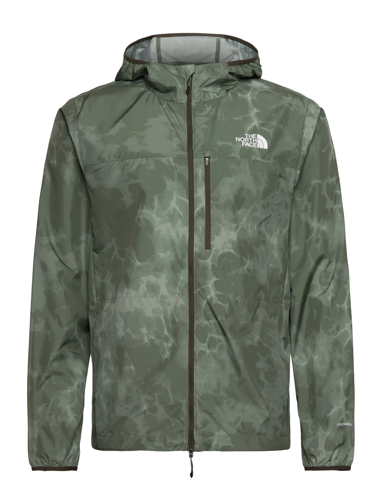 THE NORTH FACE M Higher Run Wind Jacke -Print Grün - S - Herren