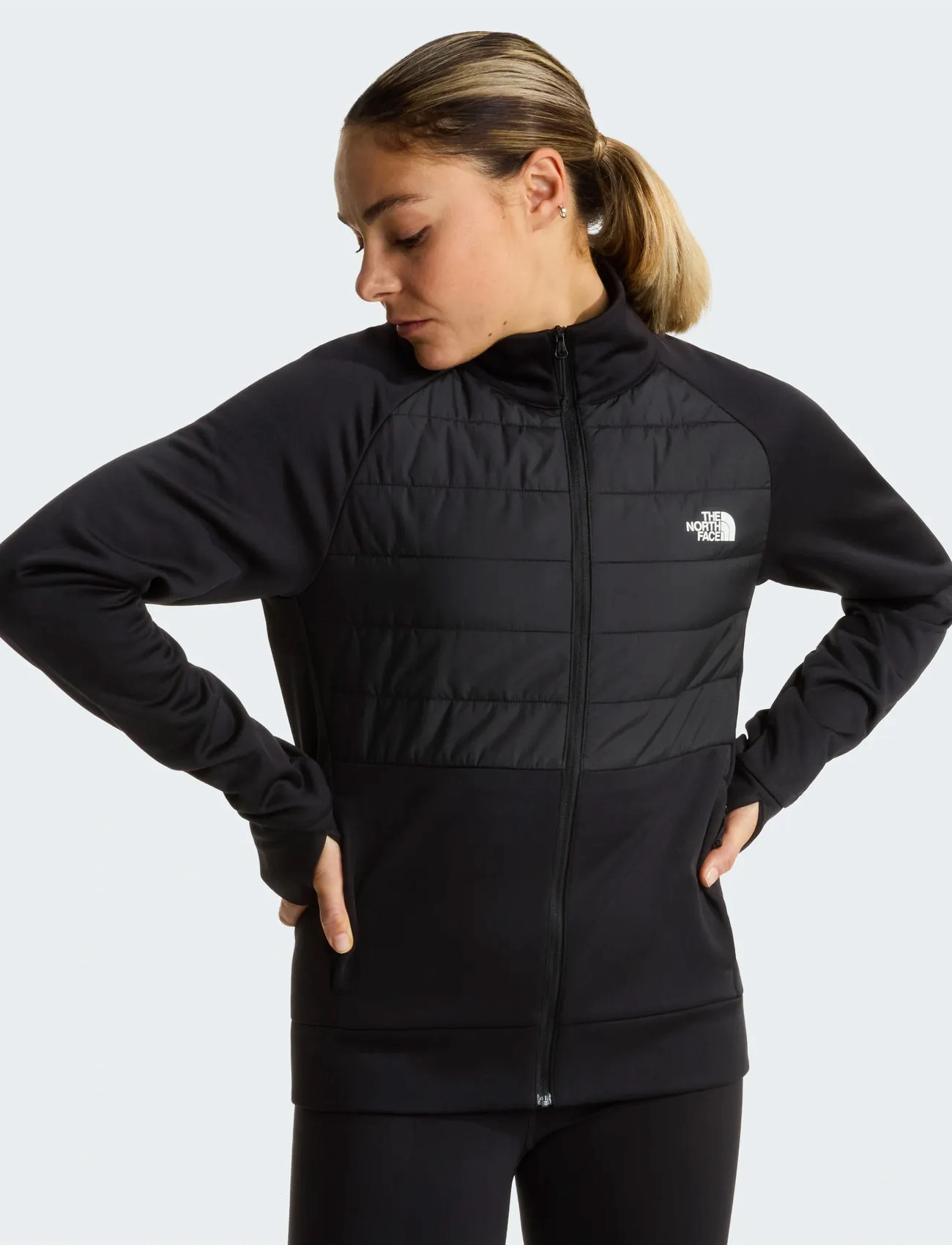 The North Face W Reaxion 2.0 Hybrid Jacket, XS, Black, Sport Jackets > Sport Training Jackets, Dame