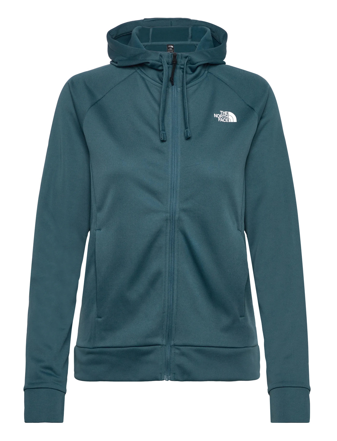 The North Face W Reaxion 2.0 Hooded Full Zip Jacket, S, Green, Sport Sweatshirts & Hoodies - Sweatshirts, Dame