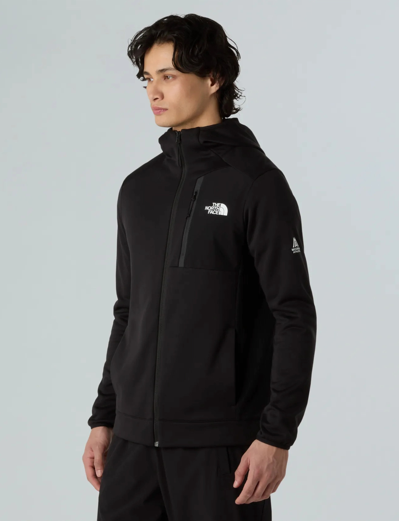 The North Face M Mountain Athletics Fleece Full Zip Jac, XL, Black, Sport Sweatshirts & Hoodies > Sport Hoodies, Herre