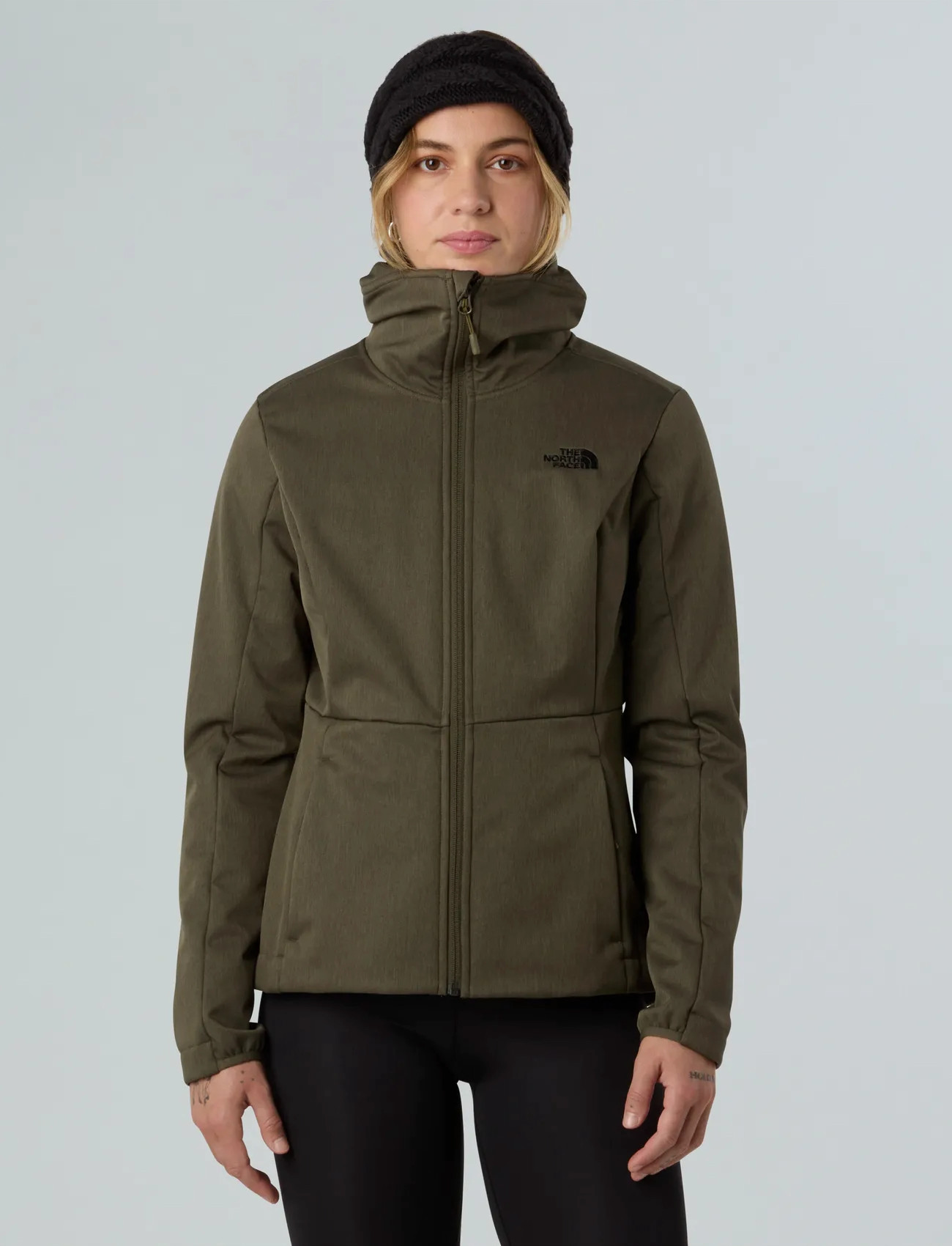 The North Face W Quest Highloft Soft Shell Jacket - Eu, XS, Khaki green, Sport Jackets > Sport Outdoor Jackets, Dame
