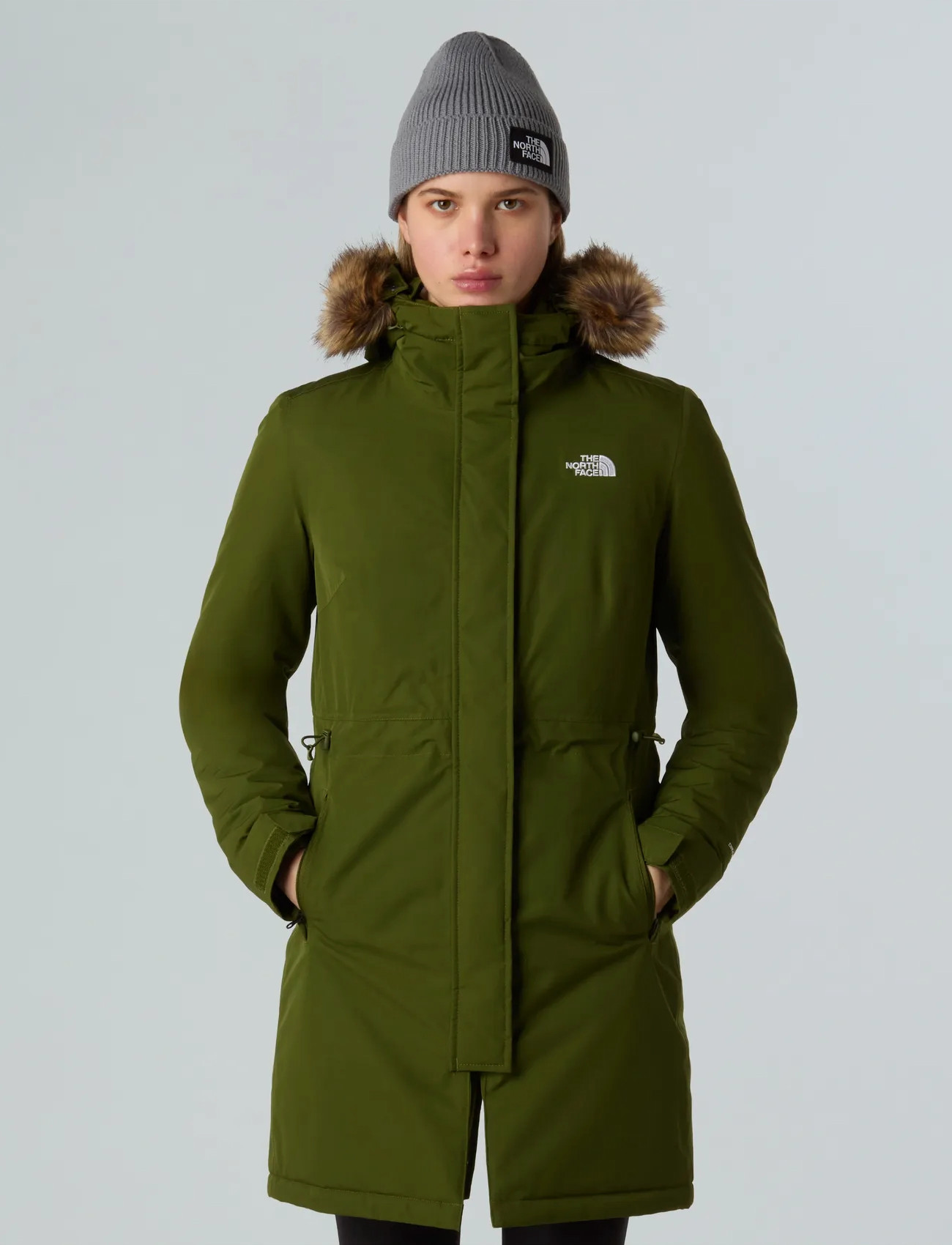 The North Face W Zaneck Parka, S, Green, Sport Jackets > Sport Parkas, Dame