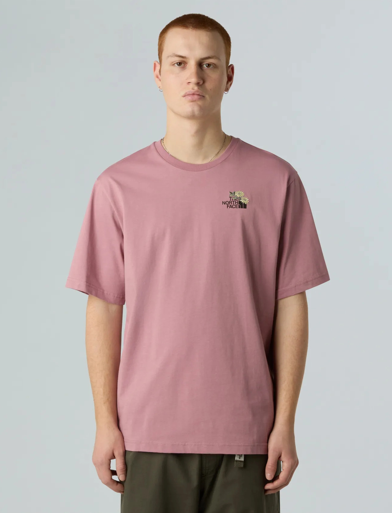 The North Face U Flower Dome Relaxed S/S Tee-Graphic, M, Pink, Sport Overdele > Sport T-shirts, Herre