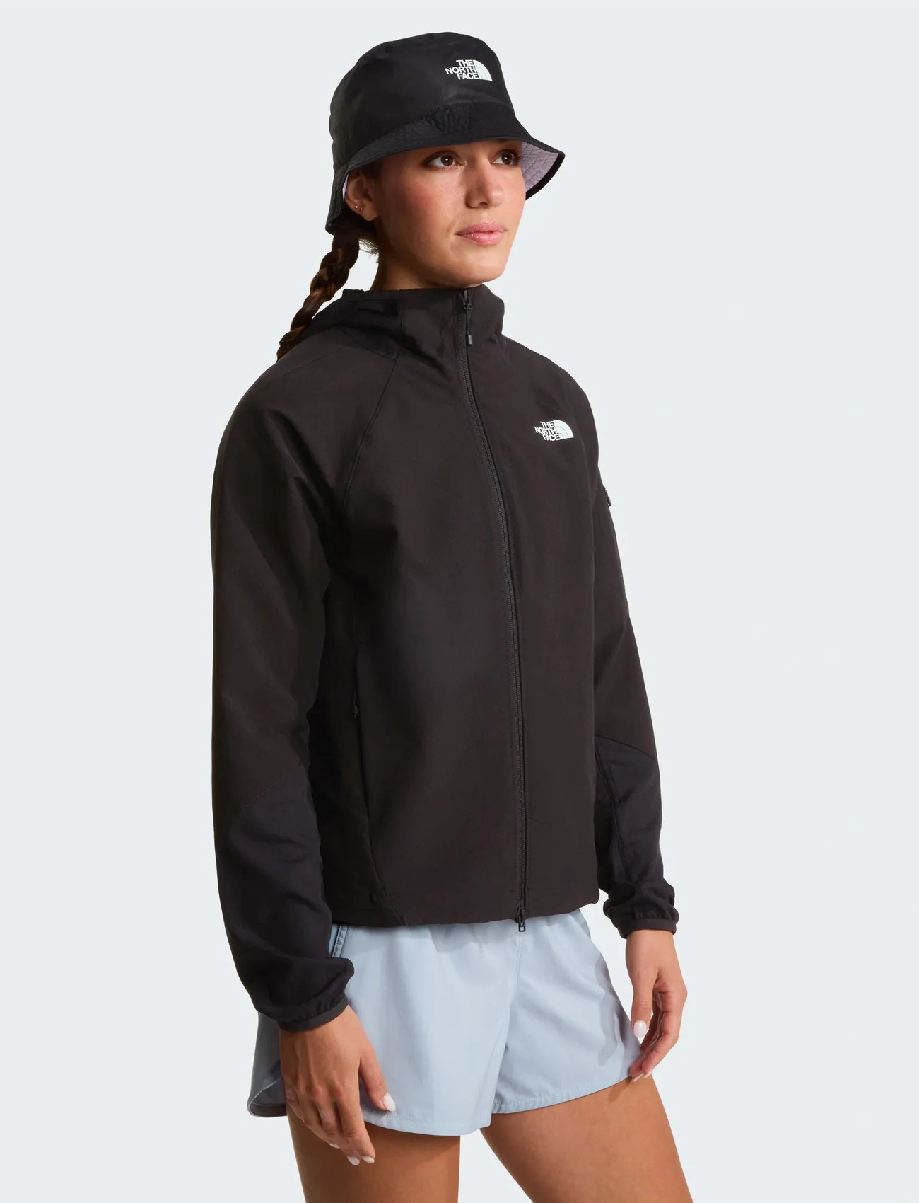 The North Face W Tek Approach Futurefleece Hooded Jacke, S, Black, Sport Jackets > Sport Outdoor Jackets, Dame