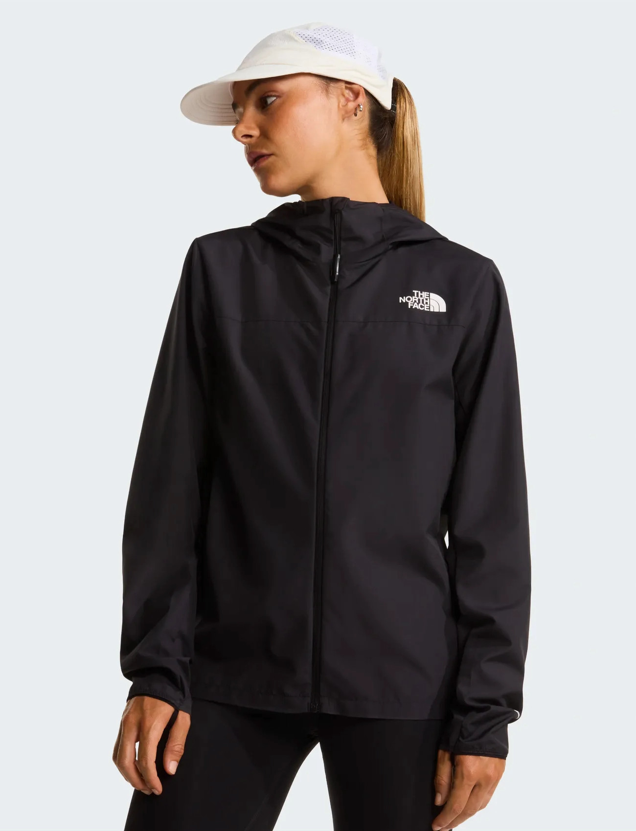 The North Face W Fontanales Wind Jacket, S, Black, Sport Jackets > Sport Outdoor Jackets, Dame