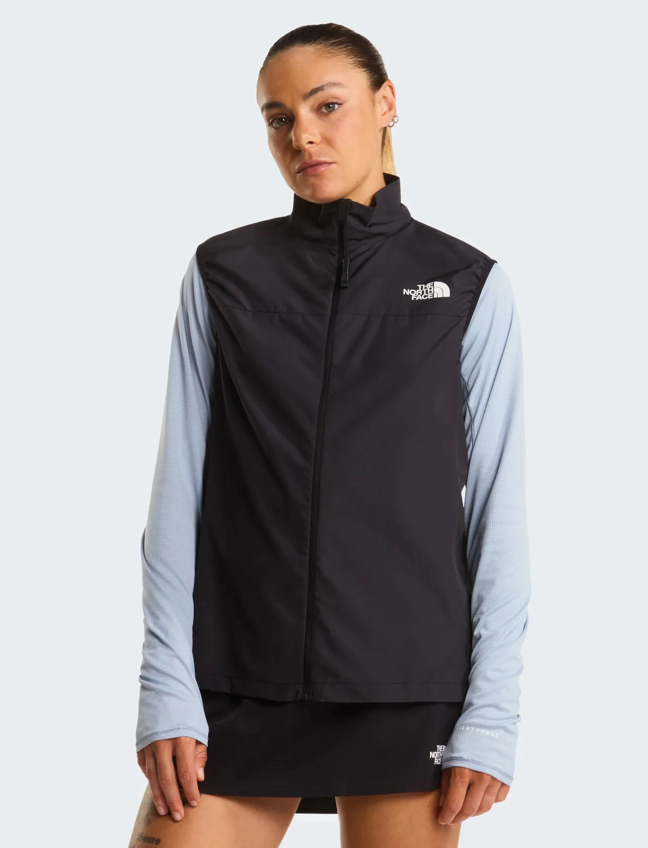 The North Face W Fontanales Wind Vest, M, Black, Sport Overtøj > Sport Veste, Dame
