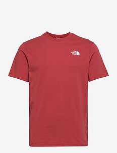 M S/S RED BOX TEE - kortærmede t-shirts - tandori spice red