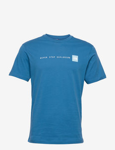 M S/S NSE TEE - oberteile & t-shirts - banff blue