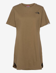 W SD TEE DRESS UPDT - t-shirt-kleider - military olive