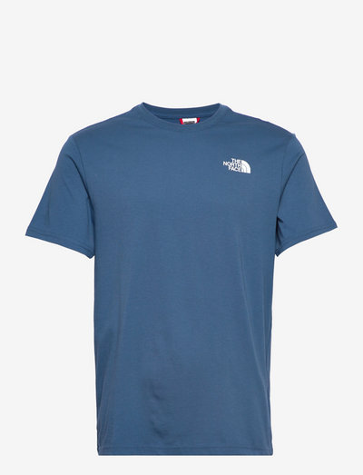 M S/S RED BOX TEE - t-shirts - shady blue