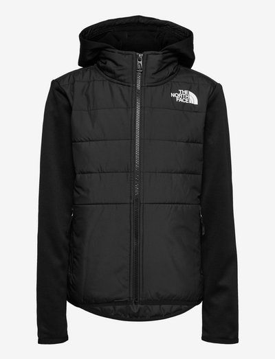 north face windbreaker black and white