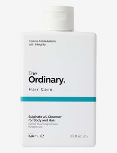 4% Sulphate Cleanser for Body and hair - shower gel - white