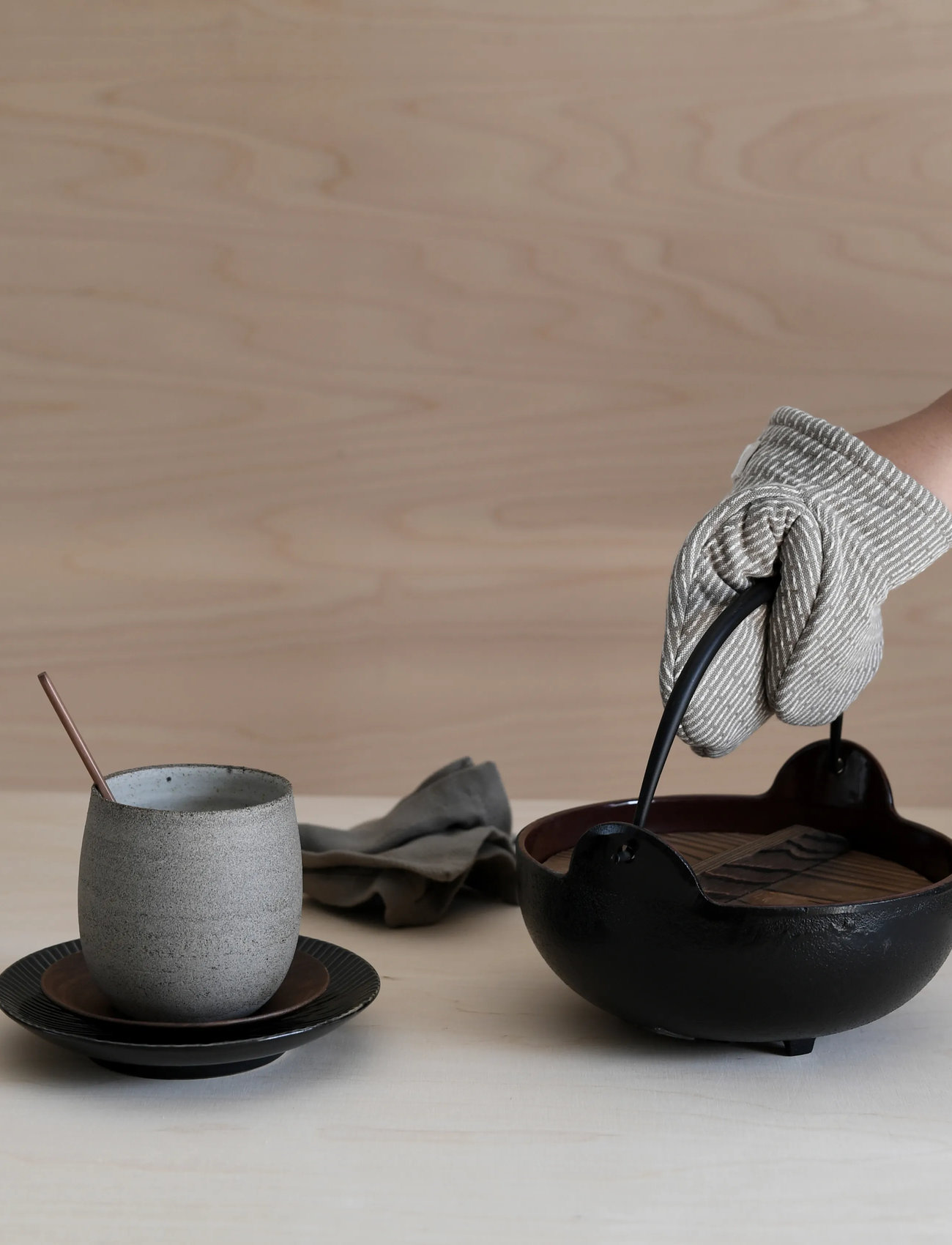 The Organic Company Sustainable Kitchen Starter Kit, One Size, Grey, Køkkentekstiler > Køkkenhåndklæder, Unisex