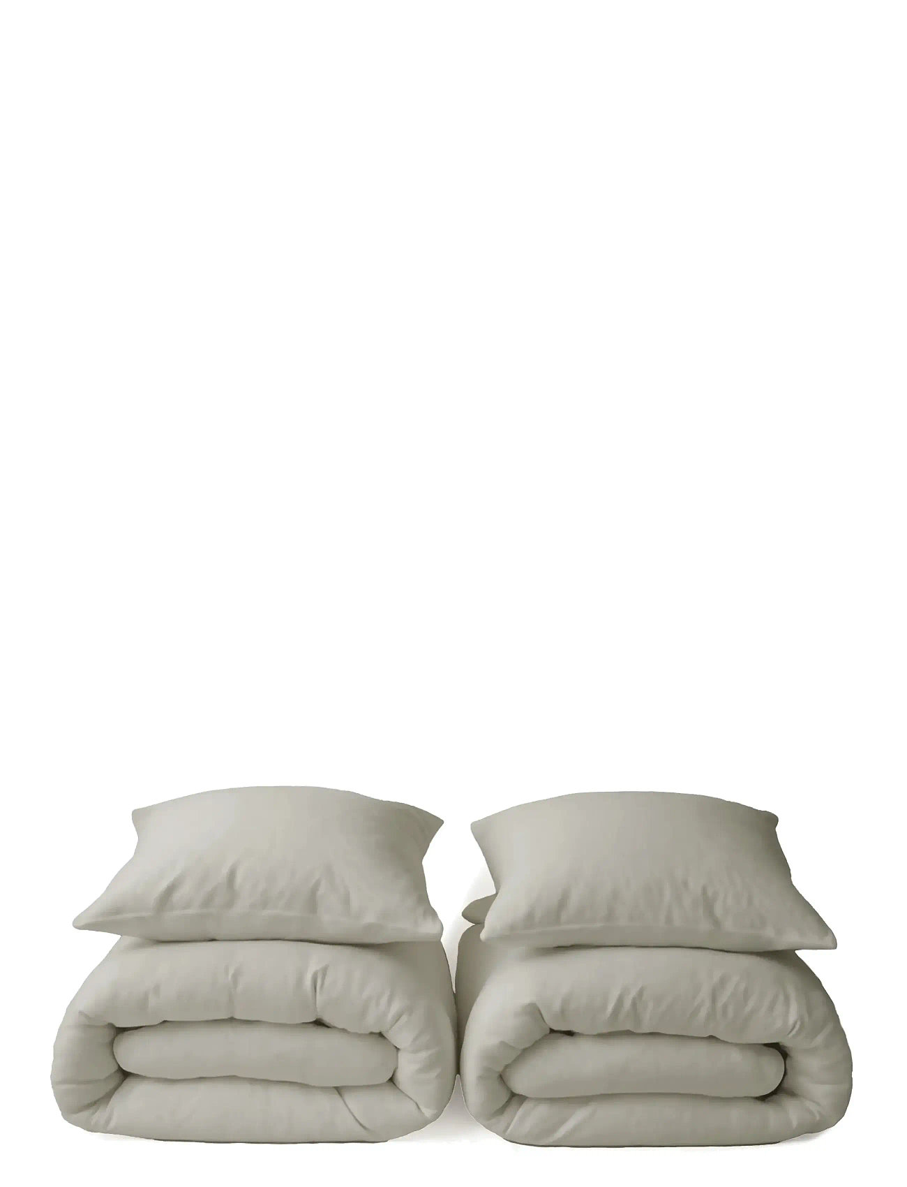 THE ORGANIC COMPANY 2xBedlinen Set - Normal Length Grau - 200X 140 - Unisex