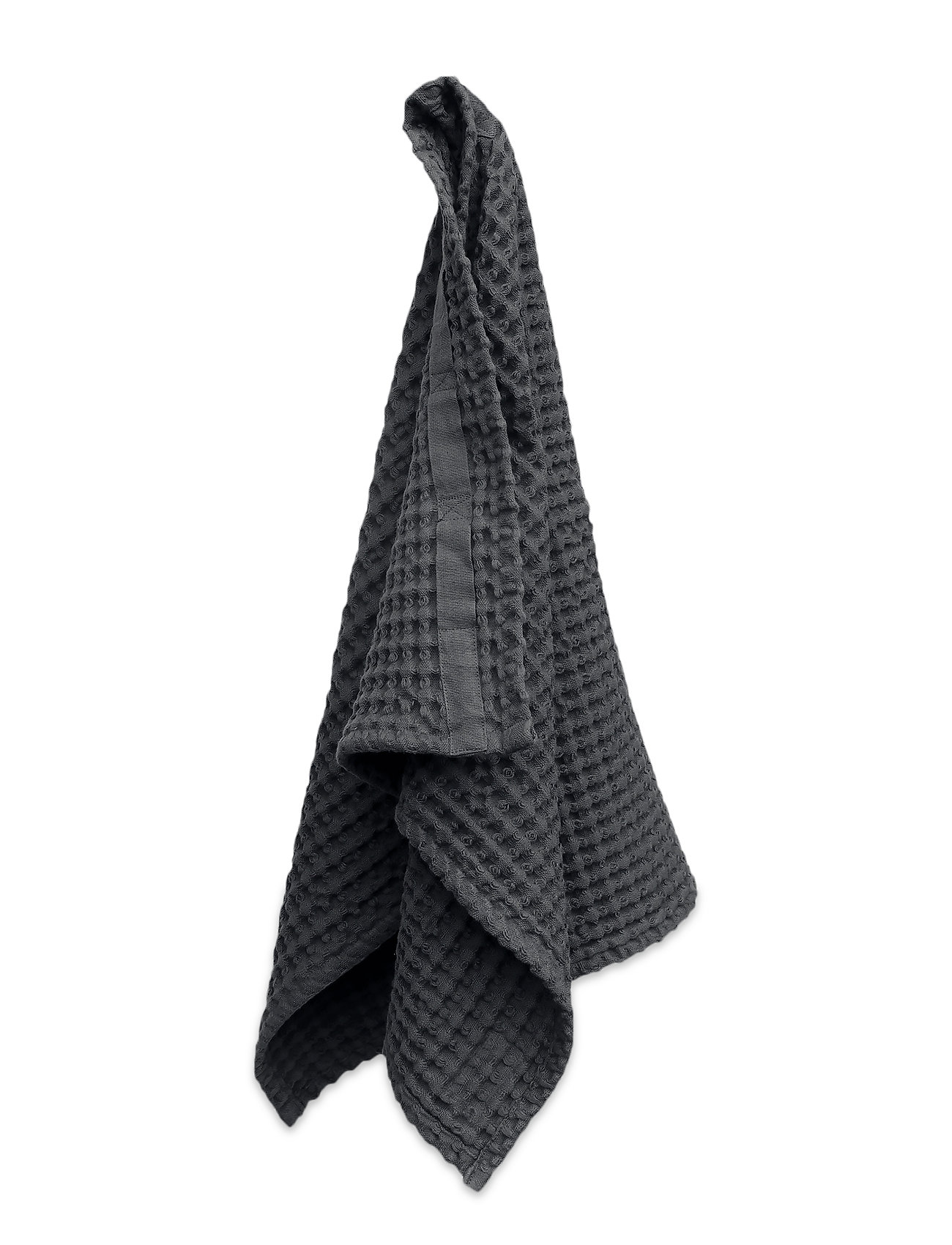 Big Waffle Hand Towel Grey The Organic Company