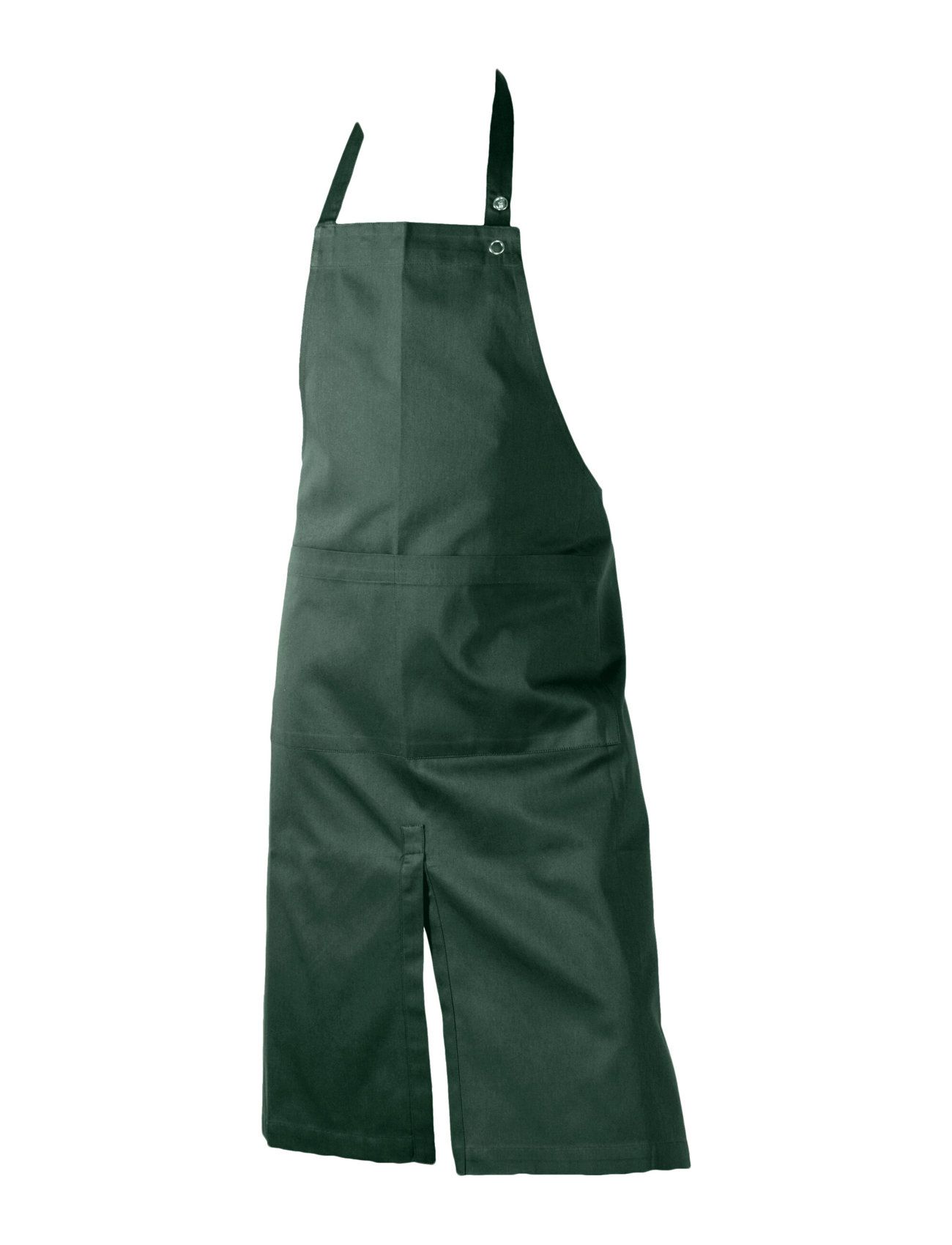 Apron With Pocket Green The Organic Company