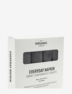 Everyday Napkin - linen- & cotton napkins - 110 dark grey