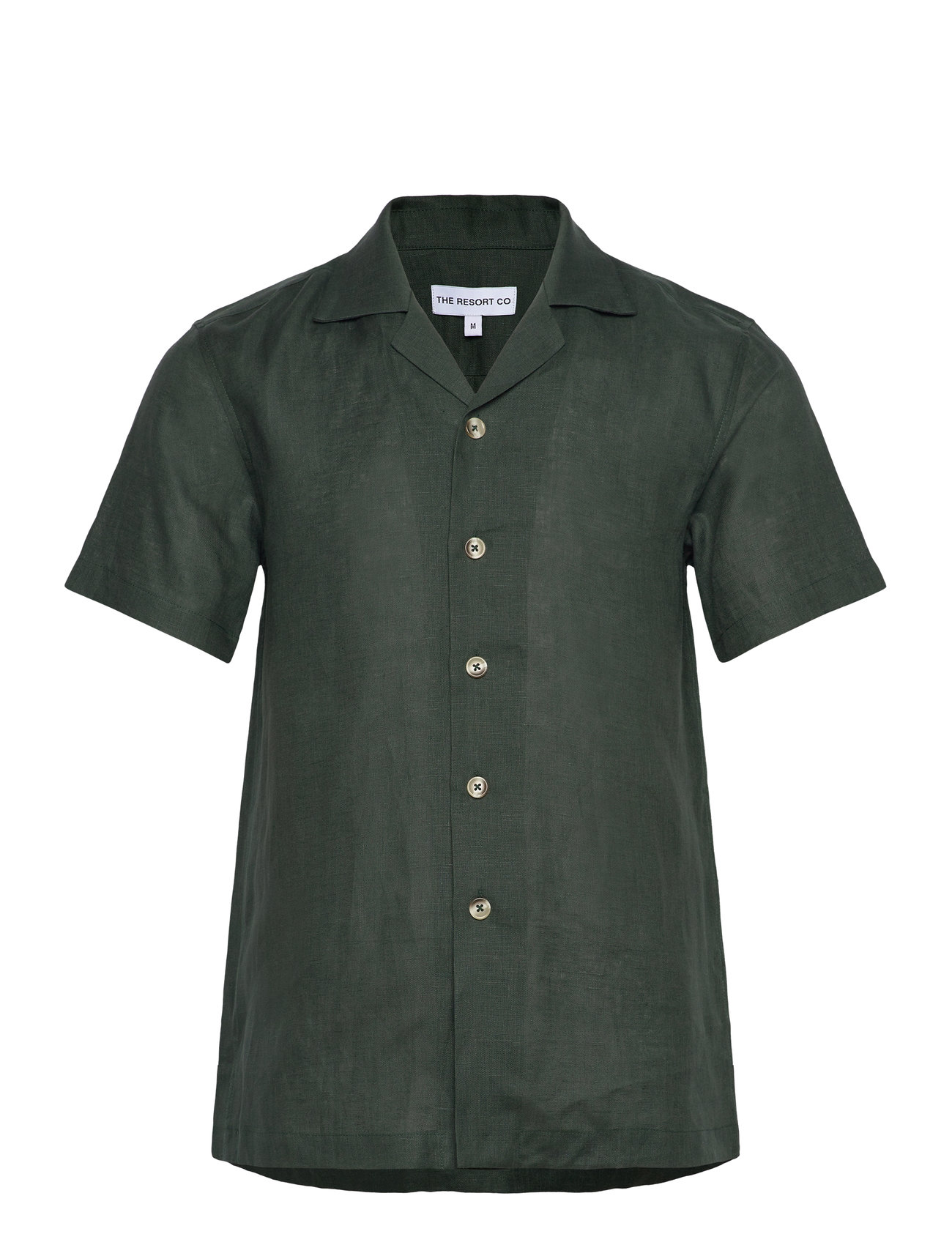 The Resort Co. Linen Resort Shirt Eucalyptus Grön