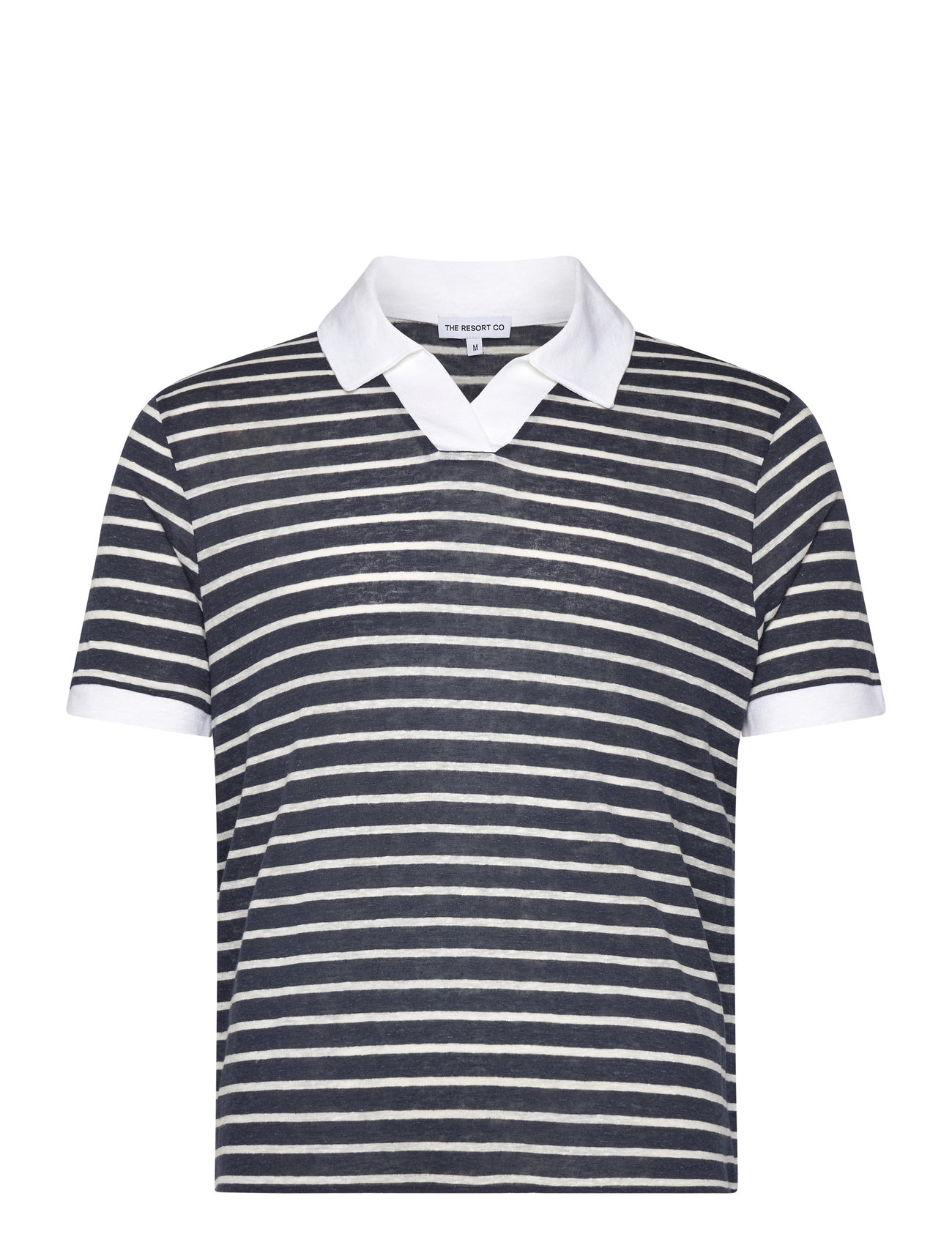 THE RESORT CO. Resort Polo Navy Gestreift Navy - S - Herren