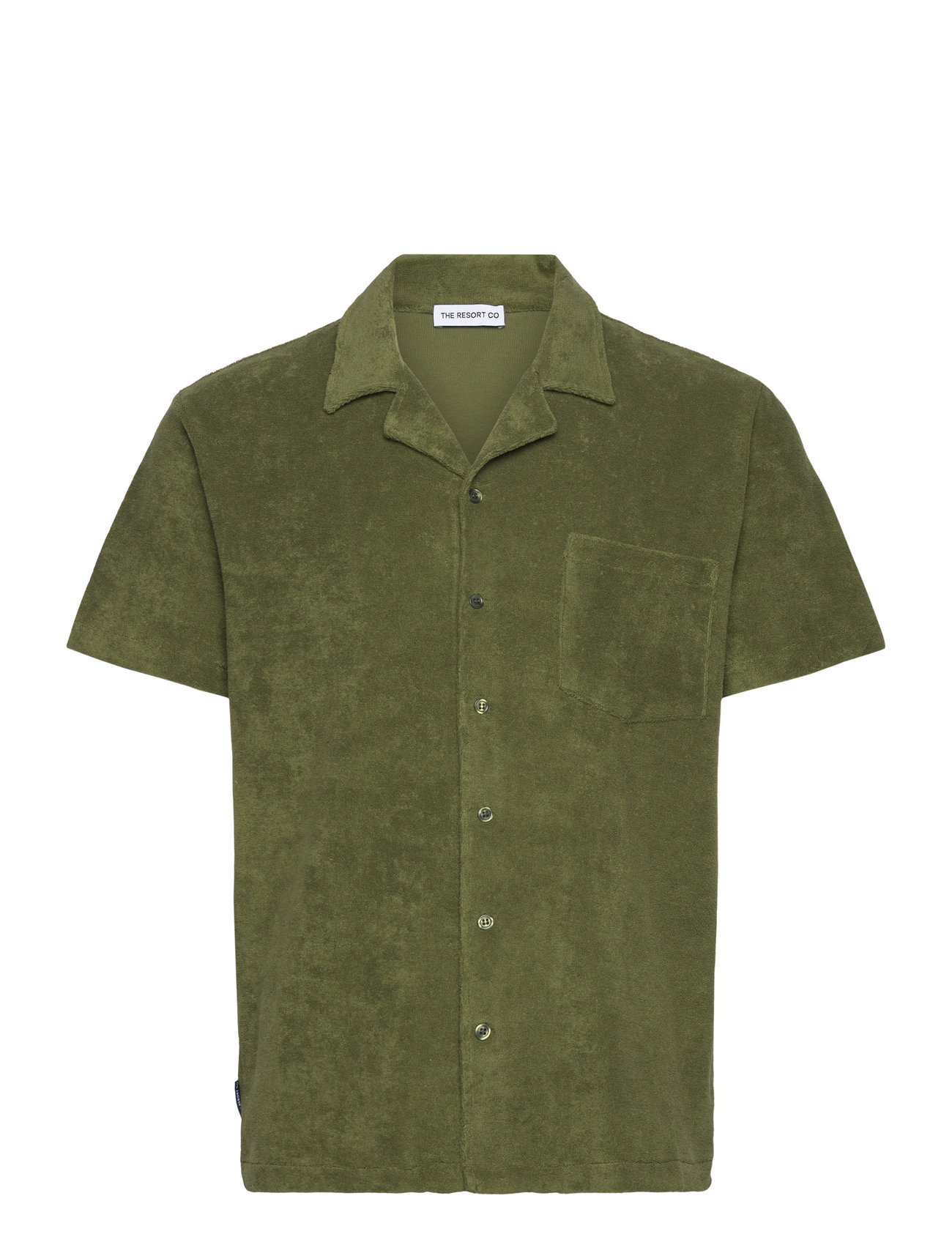 The Resort Co. Terry Resort Shirt Cypress Green Grön