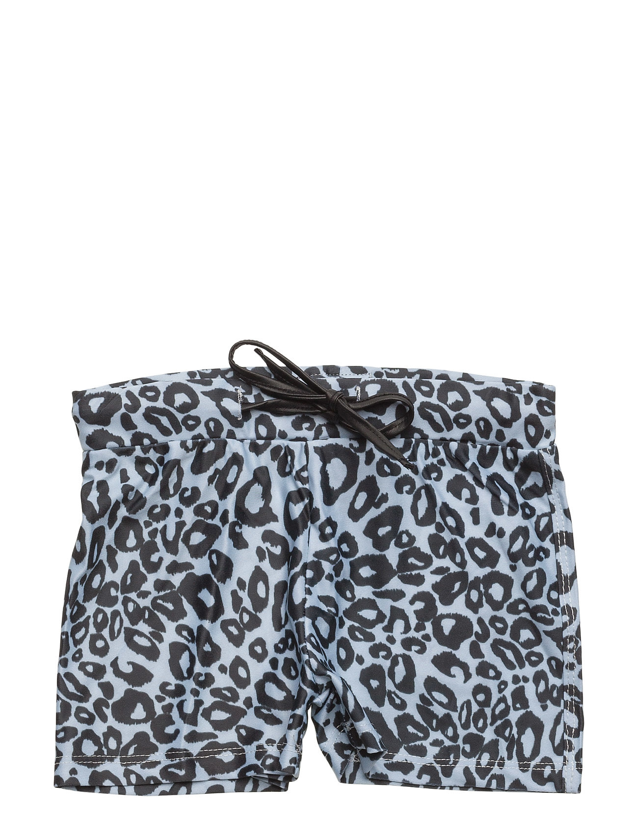 leopard swim trunks