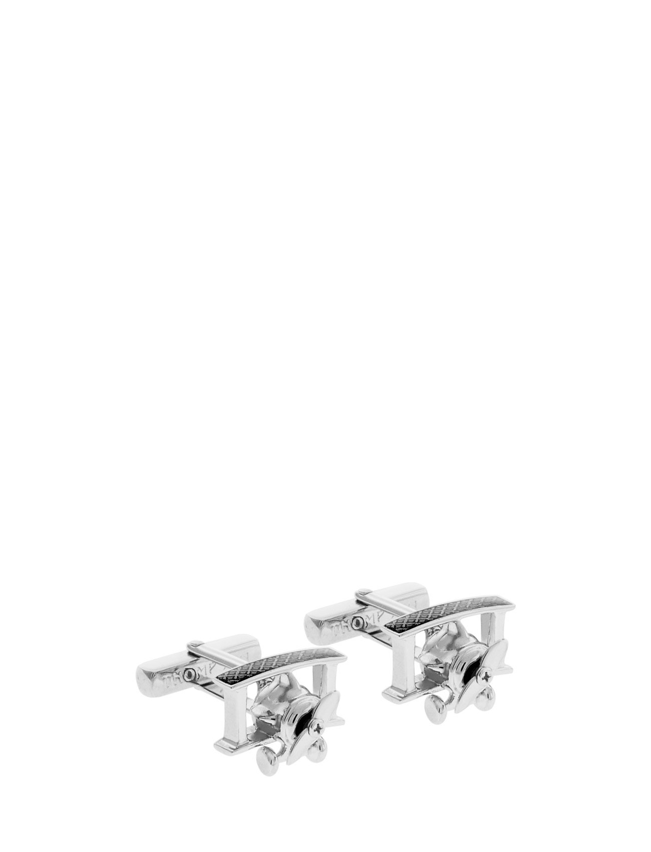 Thompson Vintage Plane Cufflinks Manchetknopen Zilver thompson kopen in de aanbieding