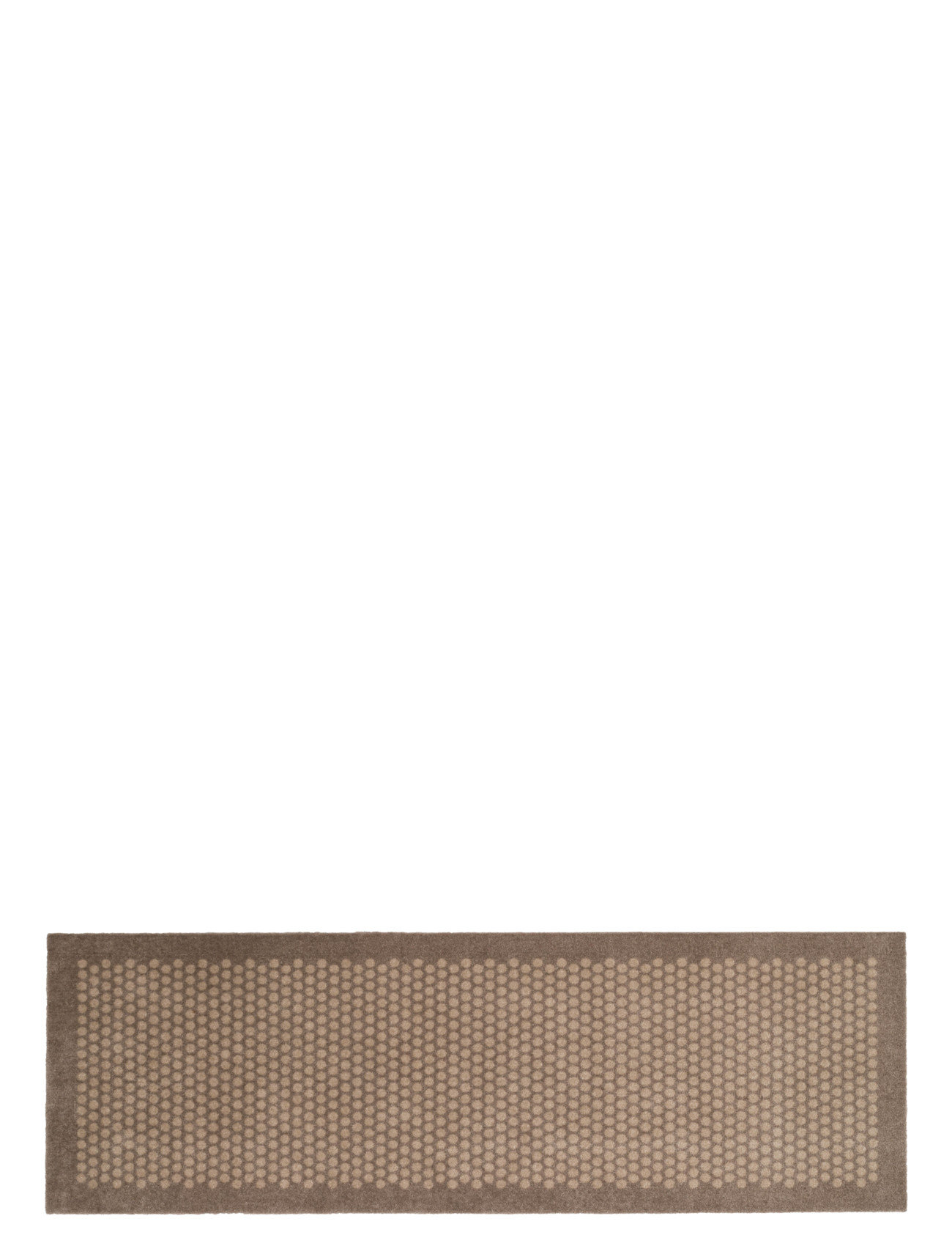 Floormat Polyamide, 200X67 Cm, Dot Design Home Textiles Rugs & Carpets Hallway Runners Beige Tica Copenhagen