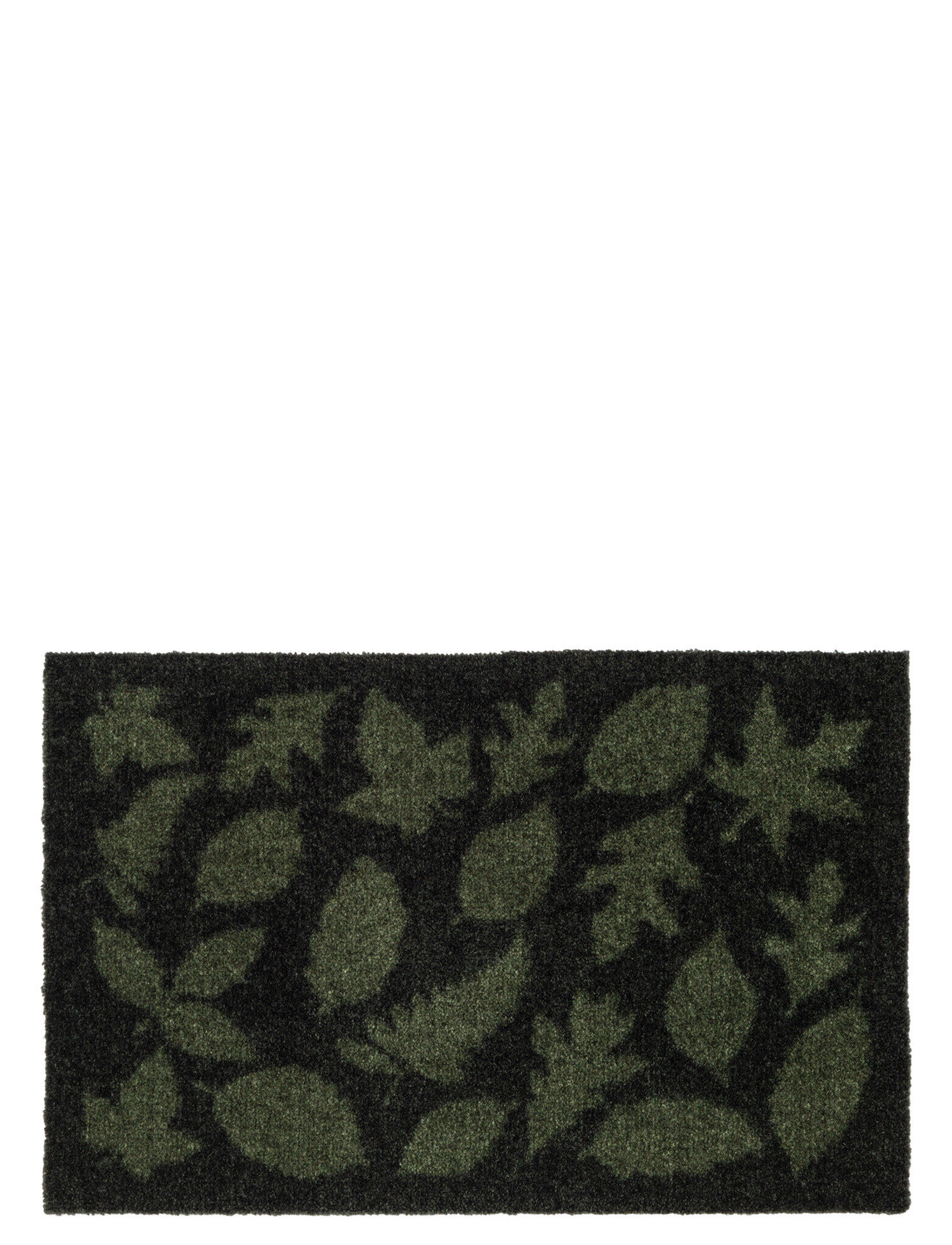 Floormat Polyamide, 60X40 Cm, Leaves Design Home Textiles Rugs & Carpets Door Mats Green Tica Copenhagen