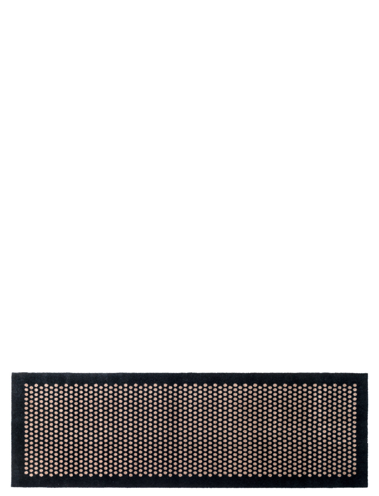 Floormat Polyamide, 200X67 Cm, Dot Design Home Textiles Rugs & Carpets Hallway Runners Black Tica Copenhagen