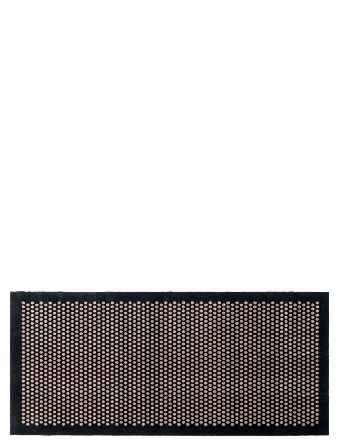 Floormat Polyamide, 200X90 Cm, Dot Design Home Textiles Rugs & Carpets Hallway Runners Black Tica Copenhagen