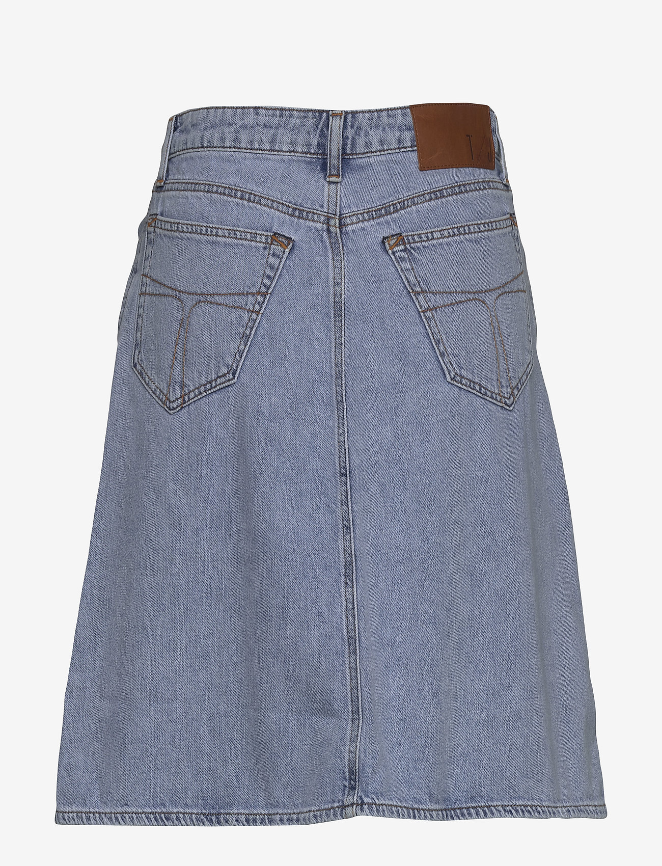 tiger denim skirt