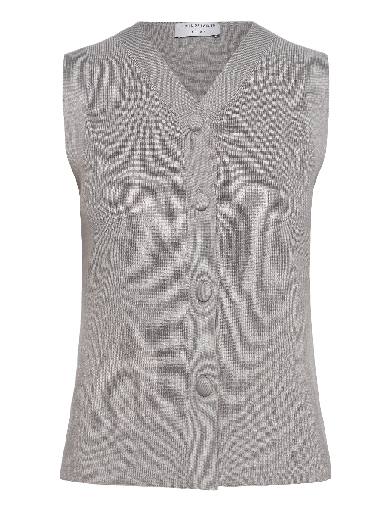 Blodyn. Vests Knitted Vests Grey Tiger Of Sweden