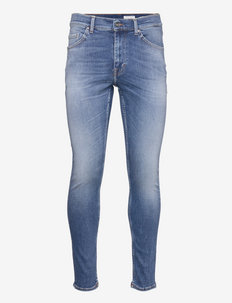 EVOLVE - džinsa bikses ar tievām starām - medium blue