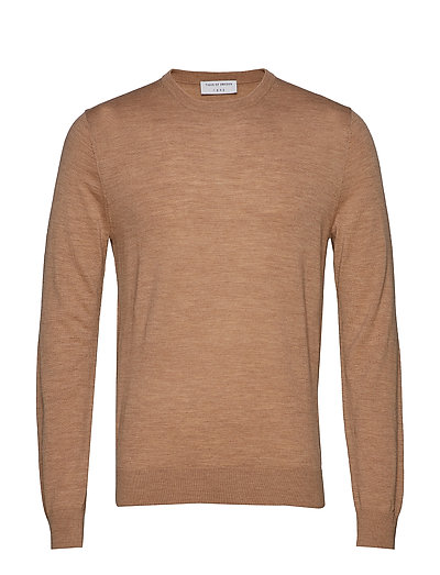 Nichols Strickpullover Rundhals Beige TIGER OF SWEDEN